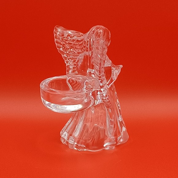 Mikasa Celebrations Crystal Praying Angel Tealight Holder - Picture 4 of 7